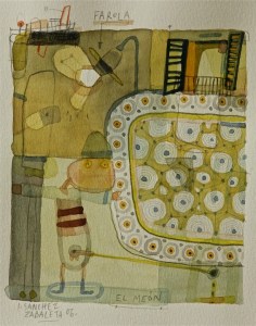 El meón y la farola